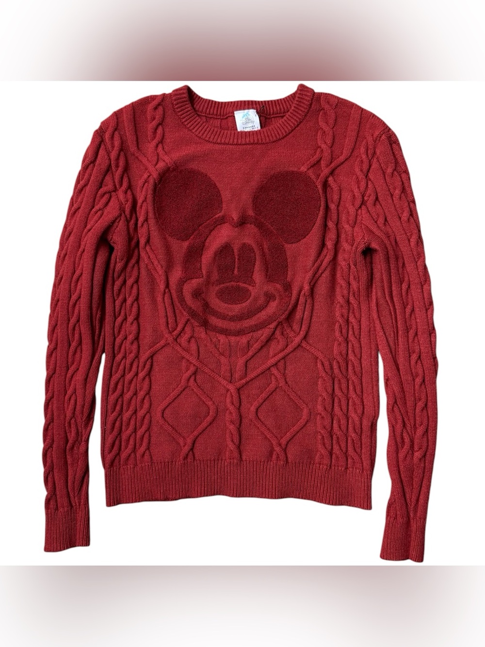 Disney Mickey Mouse Cable Knit Sweater